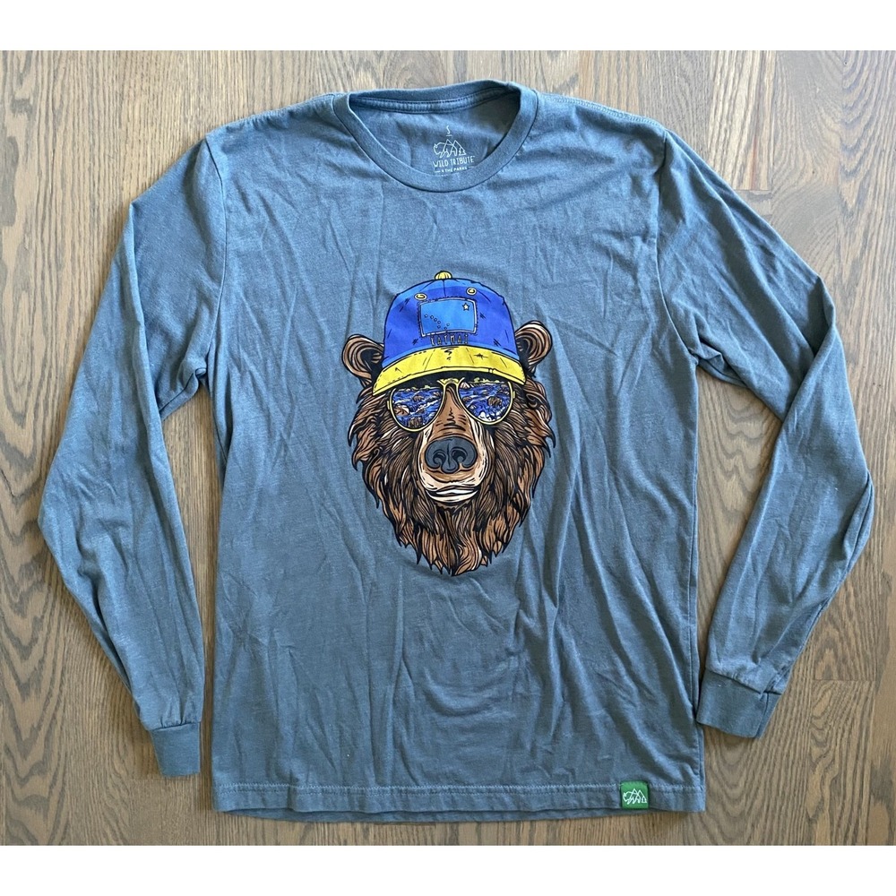 Wild Tribute Katmai Long Sleeve T-Shirt Men Size Small